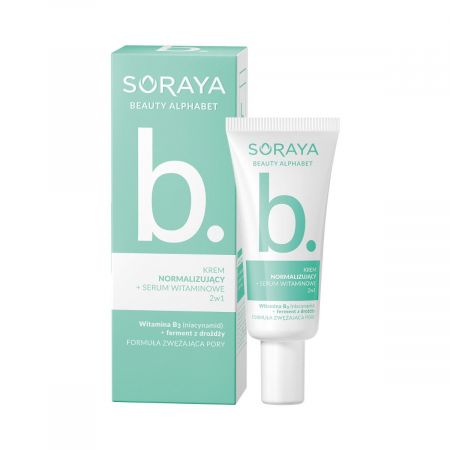 Soraya Beauty Alphabet Vitamin B Normalizing Cream + Vitamin Serum 2in ...