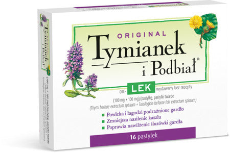 Tymianek i Podbial  - 16 lozenges