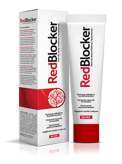 Redblocker night cream for spider and vericose vains, capillary skin 50 ml