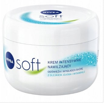 Nivea Soft Intensively Moisturizing Cream Face, Body, Hands 375ml