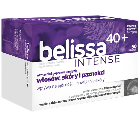 Belissa Intense 40+ Hair Skin and Nail Supplement  50 tablets