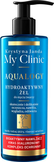 Janda My Clinic Aqualogy Hydroactive Face Wash Gel with Hyaluronic Acid 400ml