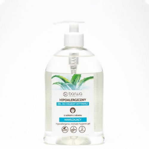 Barwa Hypoallergenic Moisturizing Gel For Intimate Hygiene With Aloe Juice 500ml