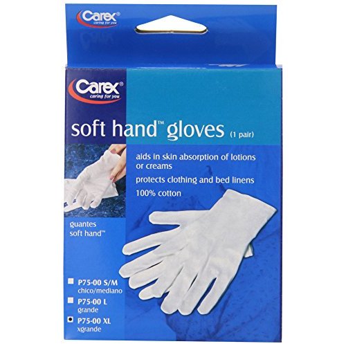 Carex Health Brands Soft Hands Cotton Gloves XL (1 Pair)