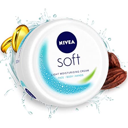 Nivea Soft Moisturizing Cream Face Body Hands 200ml