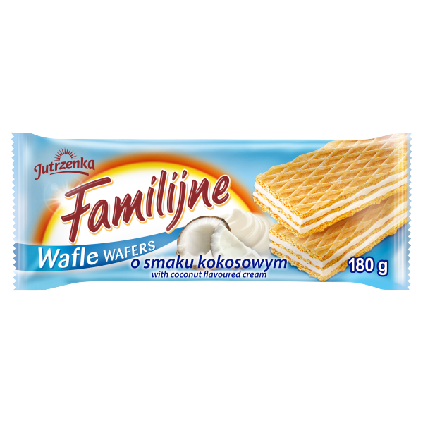 Jutrzenka Family Wafers Coconut ( Kokosowe) 180g – Pewex Pharmacy