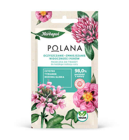 Herbapol Polana Glade Face Mask Cleansing Reducing the Visibility of Pores 8g