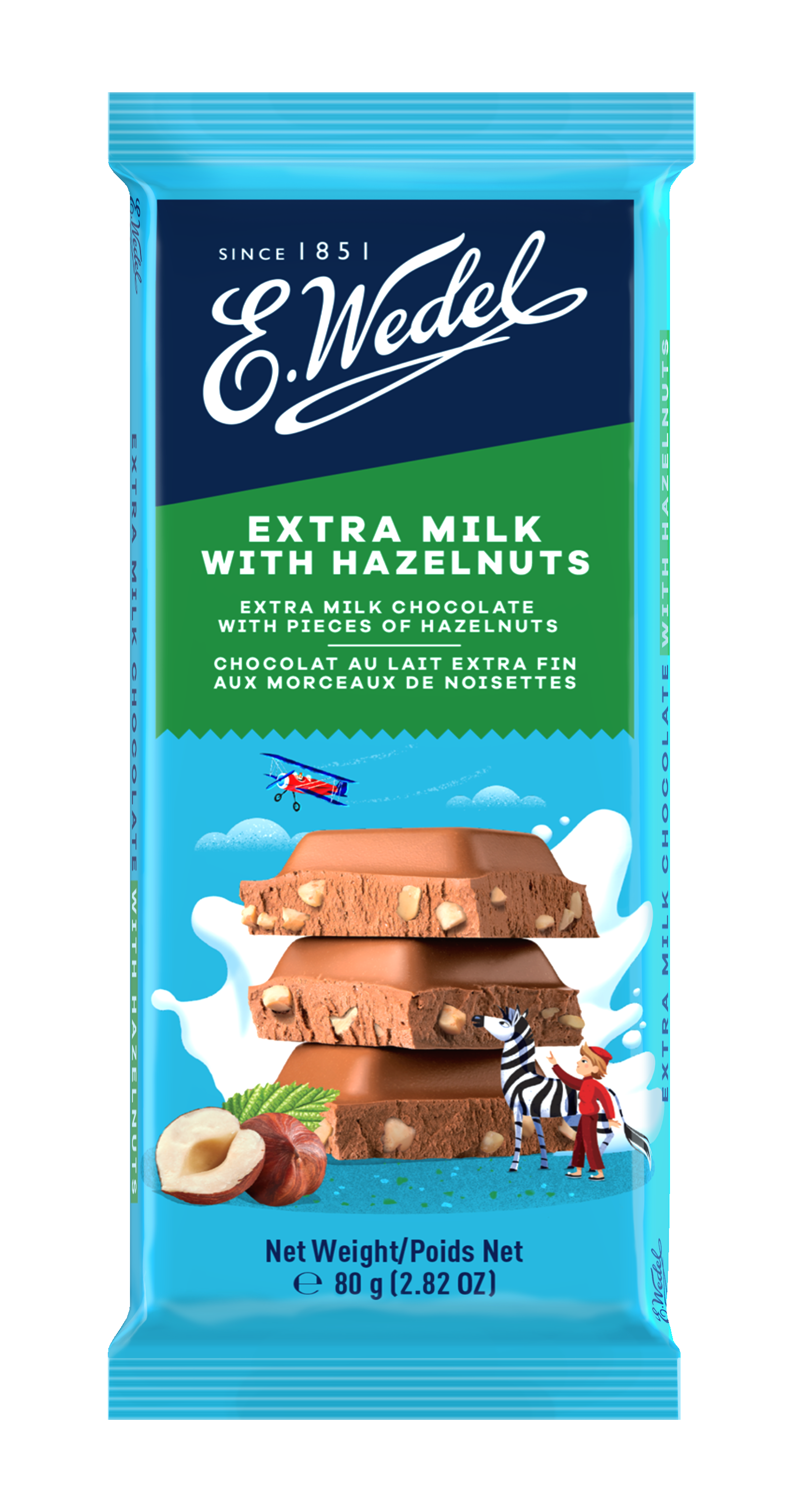 Wedel Extra Milk Chocolate With Hazelnut 80g – Pewex Pharmacy