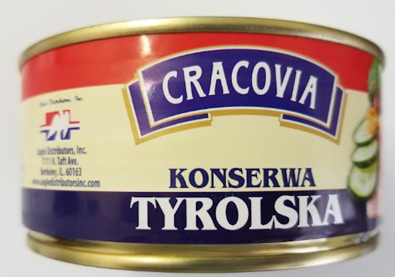 Cracovia Konserwa Tyrolska (Cured Minced Pork & Skin) 300g