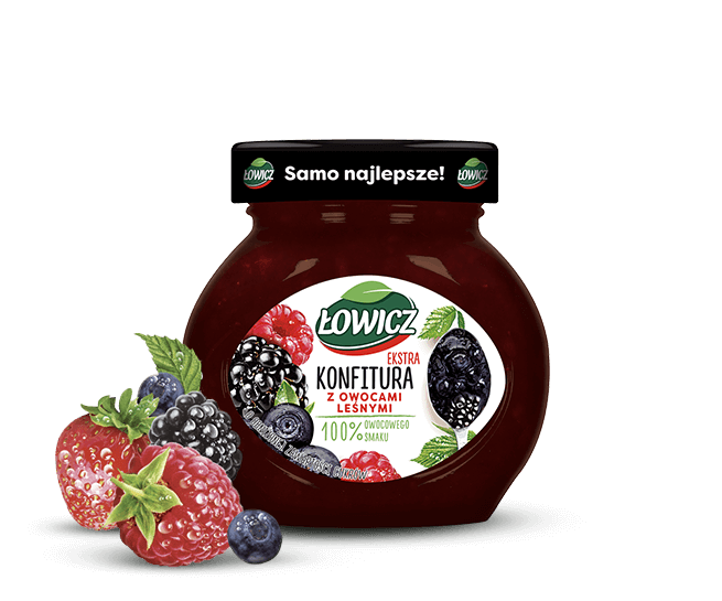 Lowicz Confiture Forest Fruit (Owoce Lesne) 240g