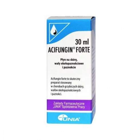 Acifungin Forte Anti Fungal Nail Treatment Liquid Finger Toe Foot Care 30ml