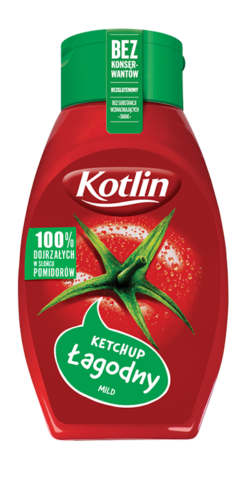 Kotlin Ketchup Mild (Ketchup Lagodny) 450g