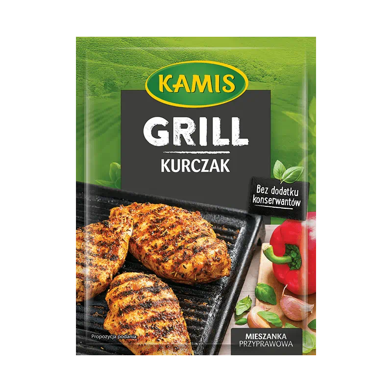 Kamis Przyprawa Do Kurczaka Z Grilla 18g Herbal & Vegetable Seasoning