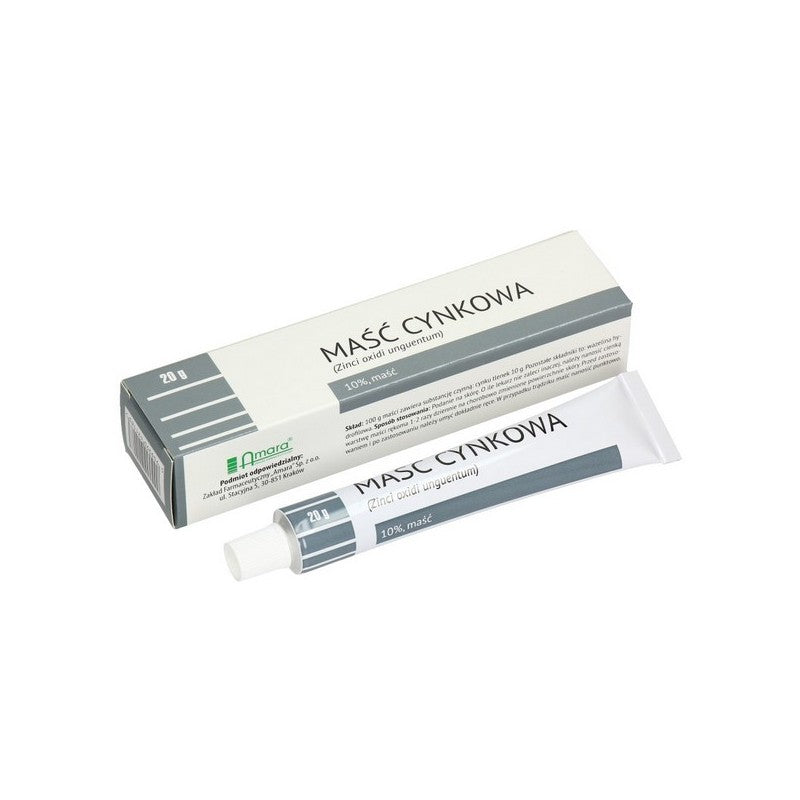 Amara Zinc Ointment 10% Acne, Blemish 20g Maść Cynkowa