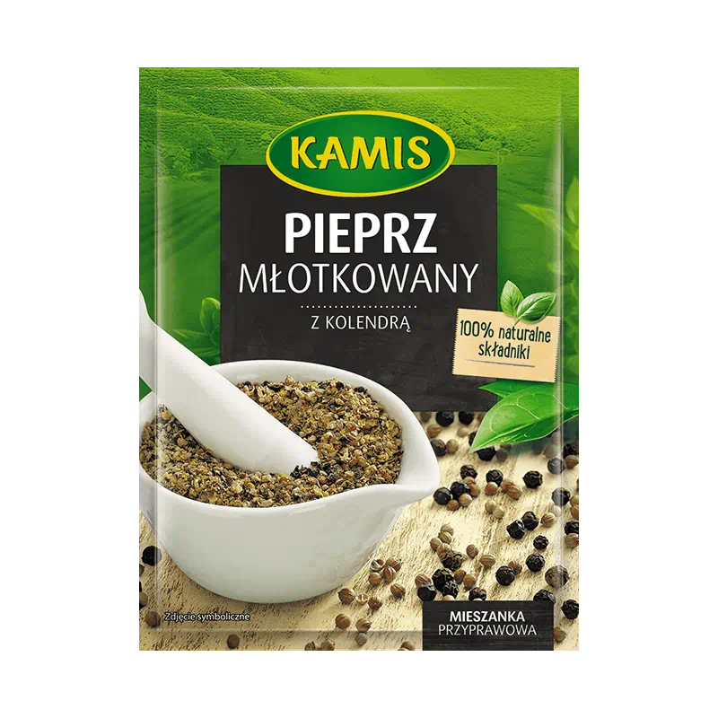 Kamis Pieprz Mlotkowany Z Kolendra 15g Black Pepper Crushed W/ Coriander