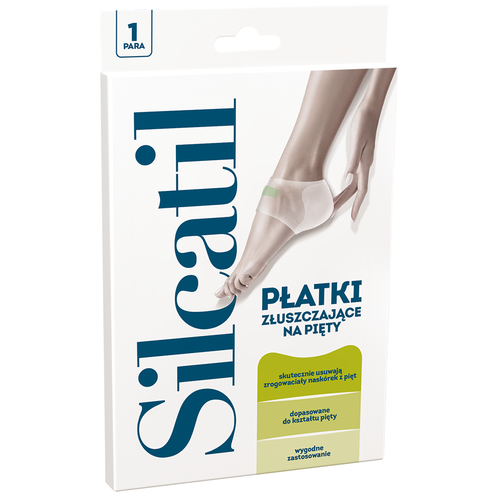 Silcatil Exfoliating Socks for Heels 1 pair