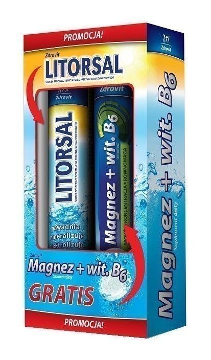 LITORSAL Zdrovit Magnez + vitamin B6 GRATIS, During physical effort and in hot weather