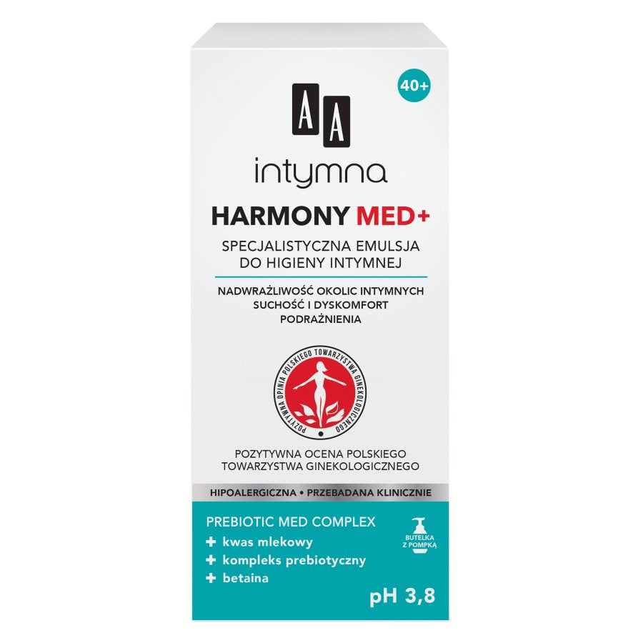 AA Intima Harmony Med+ Hygiene with pH 3.8 300ml