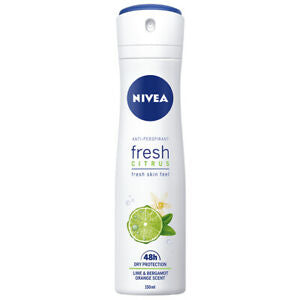 Nivea Fresh Citrus Lime & Bergamot 48h Anti-Perspirant Spray 150ml