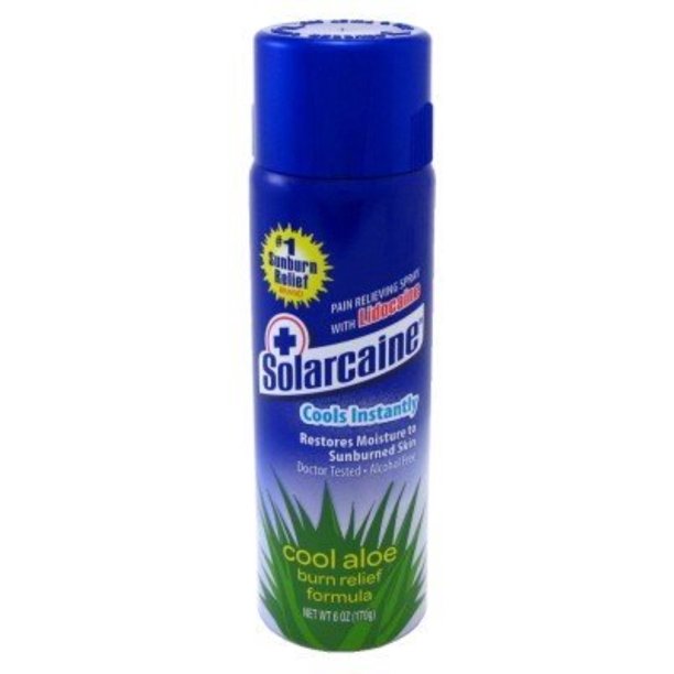 Solarcaine Cools Instantly Restores Moisture to Sunburned Skin Cool Aloe Burn Relief Formula