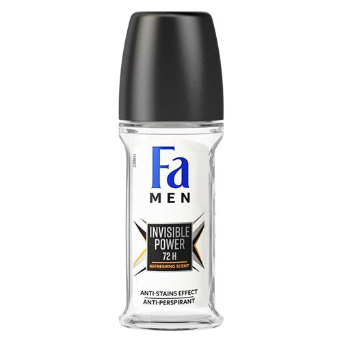 Fa Men 72h Invisible Power Roll-On Deodorant in Glass 50ml