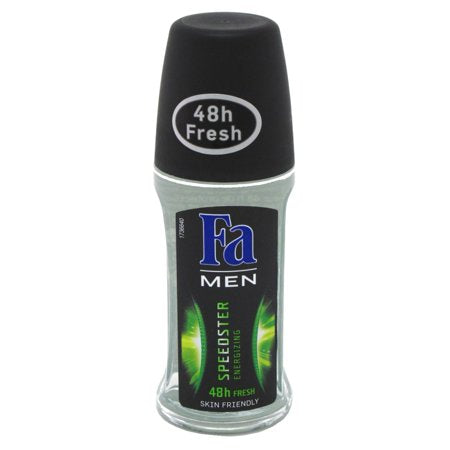 Fa Men 48h Speedster Energizing Roll-On Deodorant in Glass 50ml