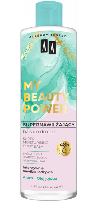 AA My Beauty Power Super Moisturizing Body Balm Aloe & Jojoba Oil 400ml