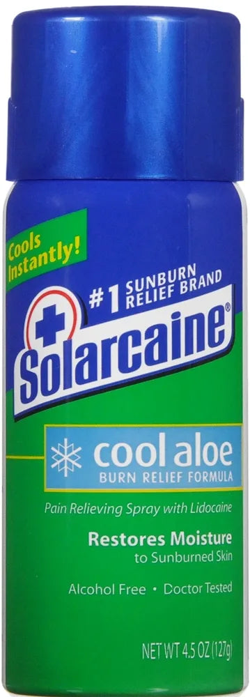 Solarcaine Cool Aloe Burn Relief Formula Spray - 4.5 oz