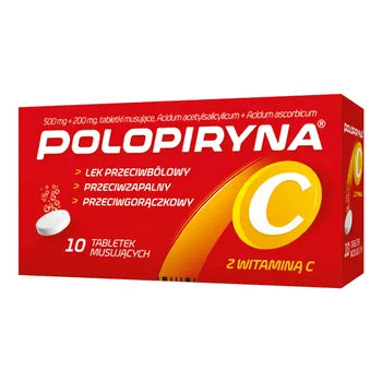 Polopiryna C - Polopyrine C 10 effervescent tablets