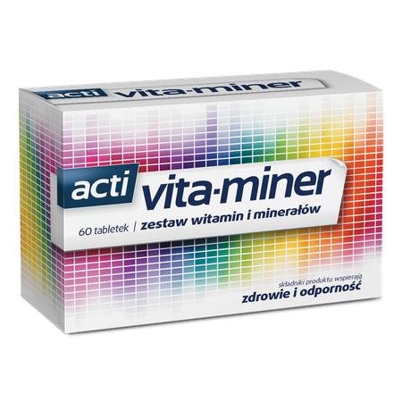 Acti Vita-miner Vitamins and Minerals 60 tablets