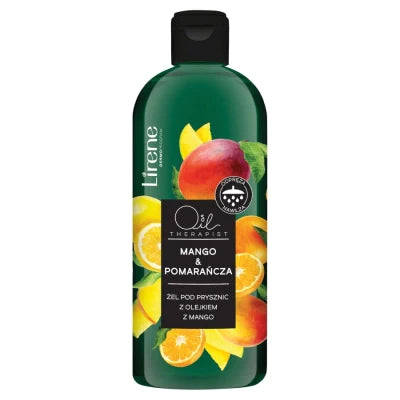 Lirene Oil Therapy Shower Gel with Mango Oil Orange Mango Scent 400ml