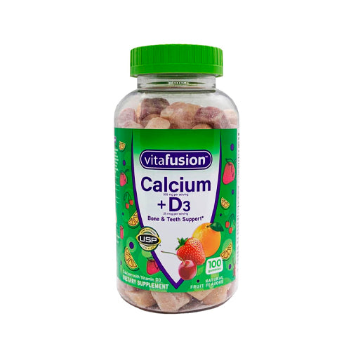 VitaFusion Calcium + D3 Bone & Teeth Support 100 gummies