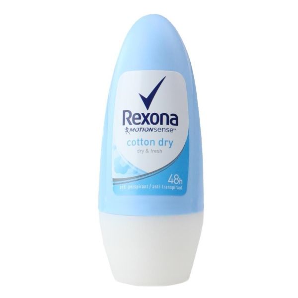 Rexona Cotton Dry 48h Roll-on Deodorant for Women 50ml