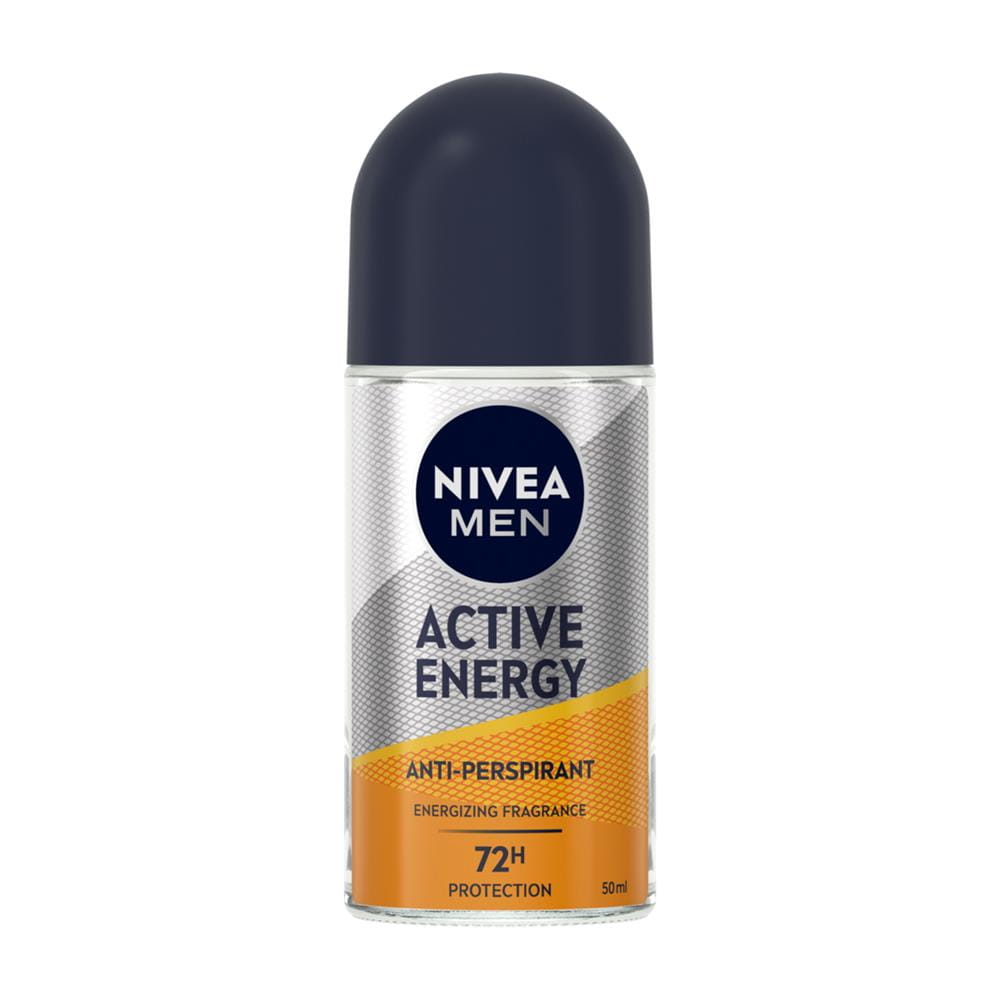 Nivea Men Active Energy 72H Anti-Perspirant Roll-On Energizing Fragrance 50ml