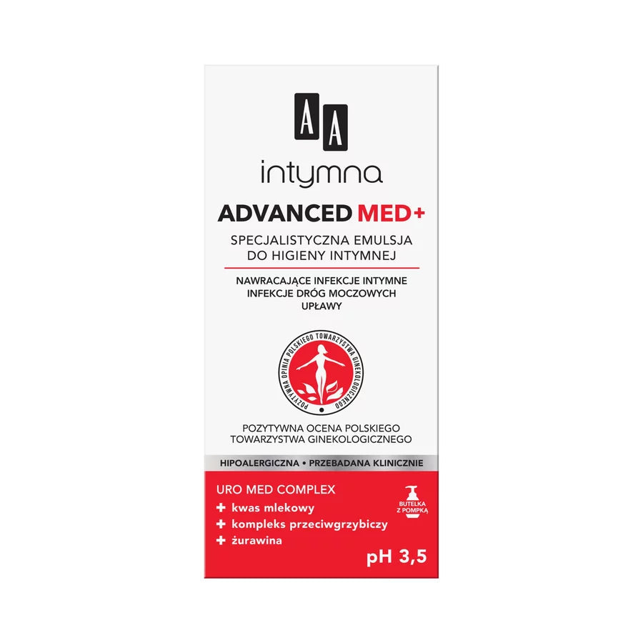 AA Intima Advanced Med+ Hygiene with pH 3.5 300ml