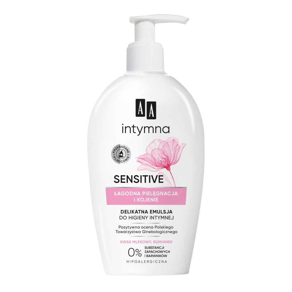 AA Intymna Sensitive Mild Intimate Hygiene Emulsion Hypoallergenic 300ml