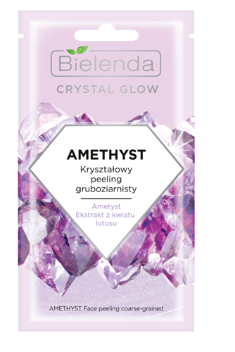 Bielenda Crystal Glow Amethyst Coarse Face Scrub 8g