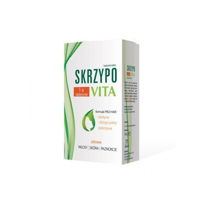 SkrzypoVita  Hair Nails & Skin Supplement with Biotin  42 tablets