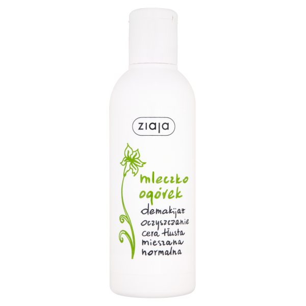 ZIAJA Cucumber Cleansing Milk 200ml Effectively soothes irritations.