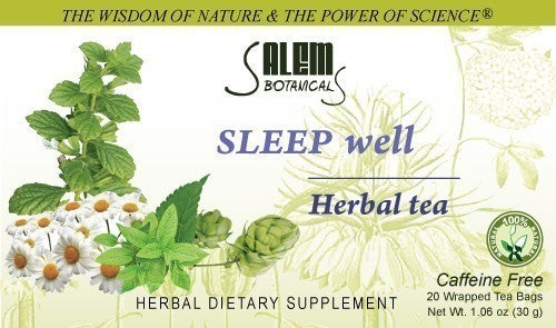 Salem Botanicals Sleep Well Herbal Tea 20 bags