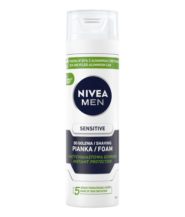 Nivea Men Sensitive Shaving Foam Instant Protection 200ml