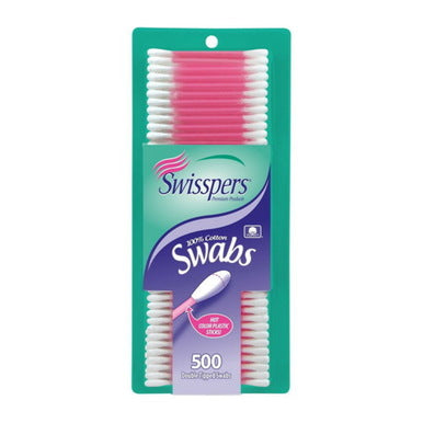 Swisspers Cotton Swabs (500 sticks)