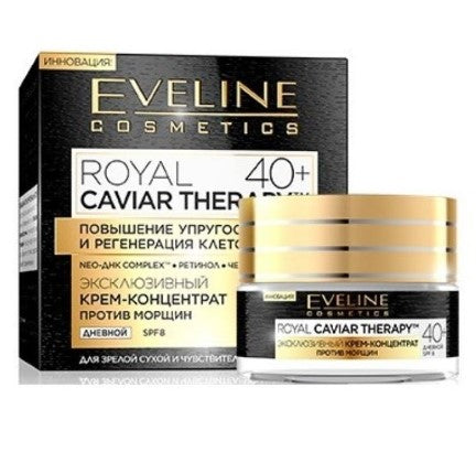 Eveline Royal Caviar Therapy 40+ Luxury Intensely Regenerating Cream-Concentrate 50ml
