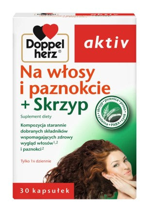 Doppelherz Aktiv For hair and nails + horsetail, 30 tablets