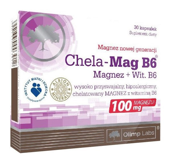 Olimp Chela Mag B6, capsules, 30 pcs