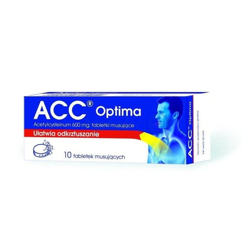 ACC Optima 600 mg Effervescent Tablets 10 tablets