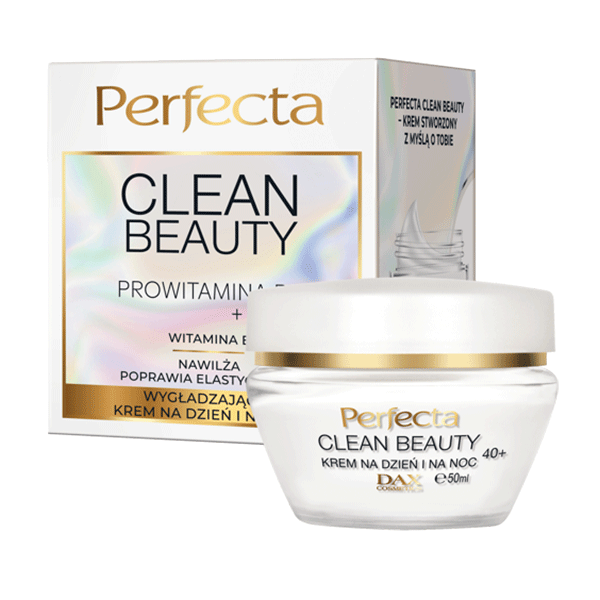 Perfecta Clean Beauty 40+ Smoothing Day/Night Cream Provitamin B5+3% bioHA 50ml