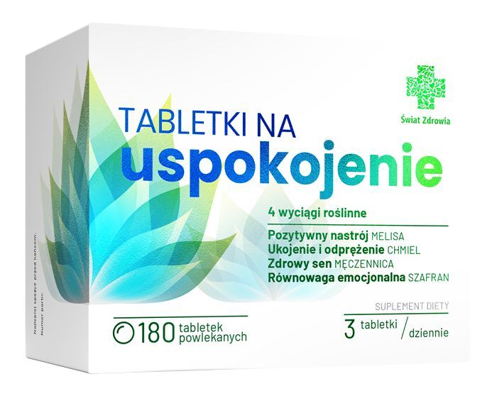 Calming Tablets Na Uspokojenie Swiat Zdrowia 180 tablets